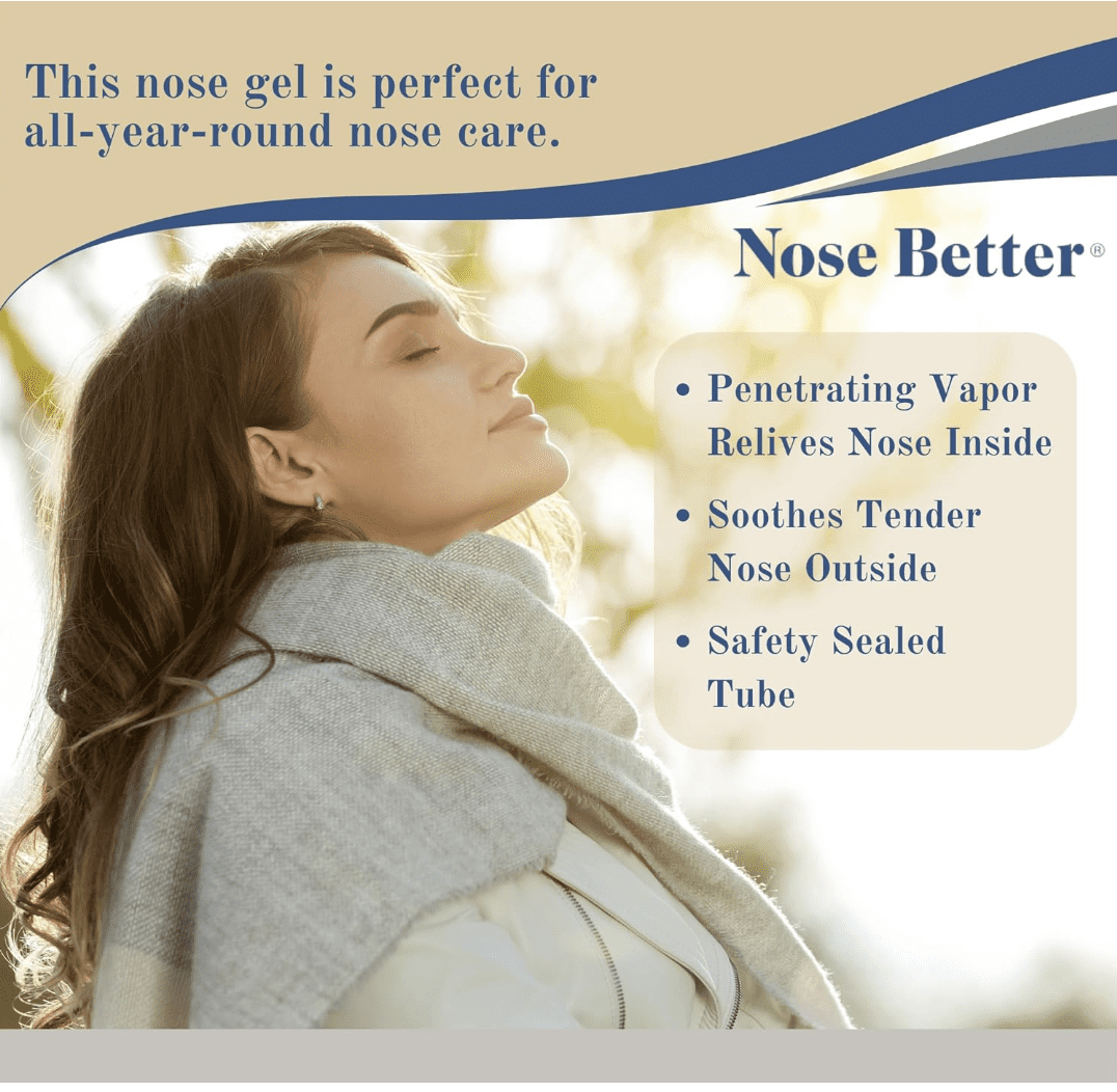 Nose Better Non-Greasy Aromatic Relief Gel - 0.46 oz (WM)