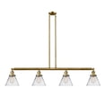 thumbnail image 4 of Innovations Lighting 214-S Large Cone Cone 4 Light 52" Wide Commercial Linear Chandelier -, 4 of 7