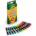 thumbnail image 4 of Crayola Neon Oil Pastels Art Tools, 12 Count Bold Neon Colors, 4 of 6
