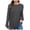 Dark Gray, variant on Towmus Women Long Sleeve T Shirts Crewneck Sweatshirts Fall Casual Tunic Tops Loose Fit Elastic Blouse for Women