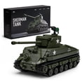 thumbnail image 1 of Set de construcción Nifeliz Sherman Military Tank 860 piezas para adultos, 1 of 6