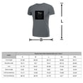 thumbnail image 5 of Coolnut Womens T Shirts Fashion Tops, Skull Love Kiss Illustration Women's Basic Short Sleeve Tees, Grey Lightweight Casual Summer Clothes, L, 5 of 6