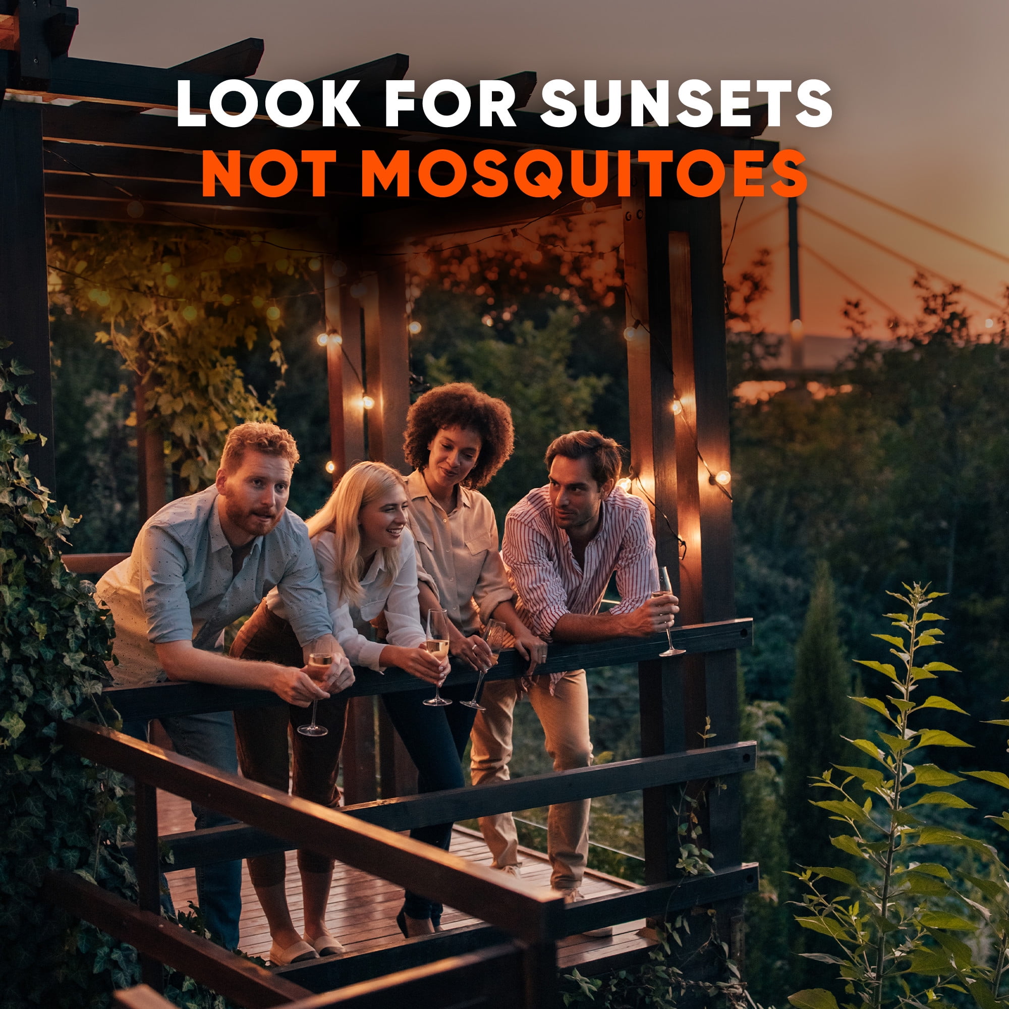 (4 pack) OFF! Outdoor Mosquito Fogger, Campsite Insecticide with up to 6 Hours of Protection, 12 oz