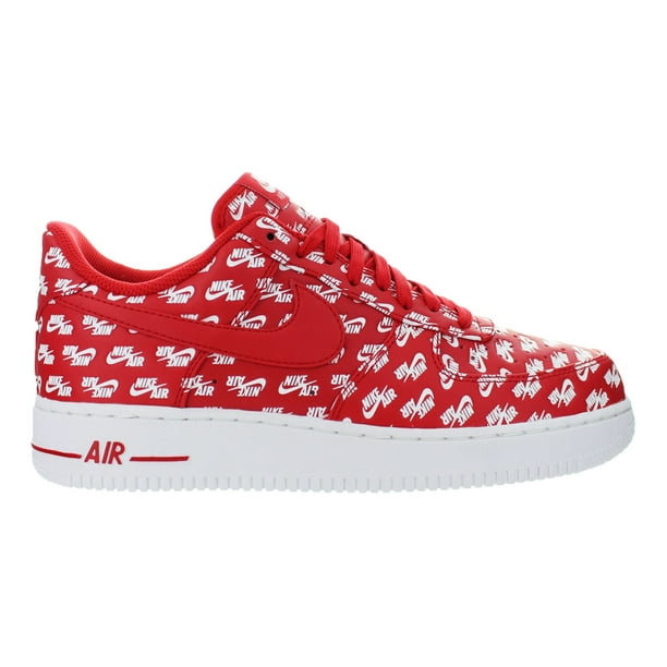 Nike Air Force 1 Quickstrike All Over Logo University Red Whi -