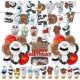 thumbnail image 1 of We Bare Bears Birthday Party Decoration Bears Party Supplies Include HAPPY BIRTHDAY Banner Balloons Cake Topper Cupcake Toppers, 1 of 5