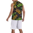 thumbnail image 2 of Naloa Mardi Gras Surface Basketball Jersey Reversible Men's Mesh Athletic Sports Shirts Training Practice S-4XLSmall, 2 of 6