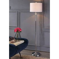 JONATHAN Y Reese 59.5" Crystal LED Floor Lamp, Clear/Chrome, JYL2022A