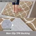 thumbnail image 3 of JAATOP Washable Kitchen Mats, Absorbent Floor Mat, Non-Slip Floor Mat for Kitchen, 24"x 72", Beige, 3 of 8