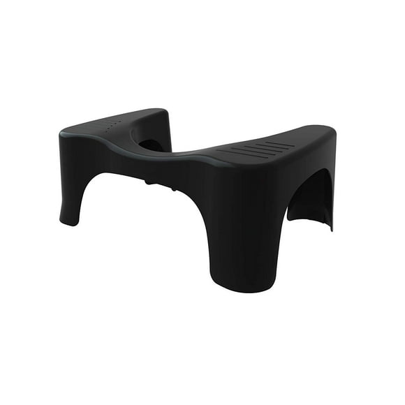 Squatty Potty The Original Bathroom Toilet Stool - Curve Lightweight with Sleek and Modern Design, 7 inch Height, Black