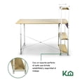 thumbnail image 4 of Escritorio de Computadora KingsHouse Repisas Beige Grande, 4 of 6