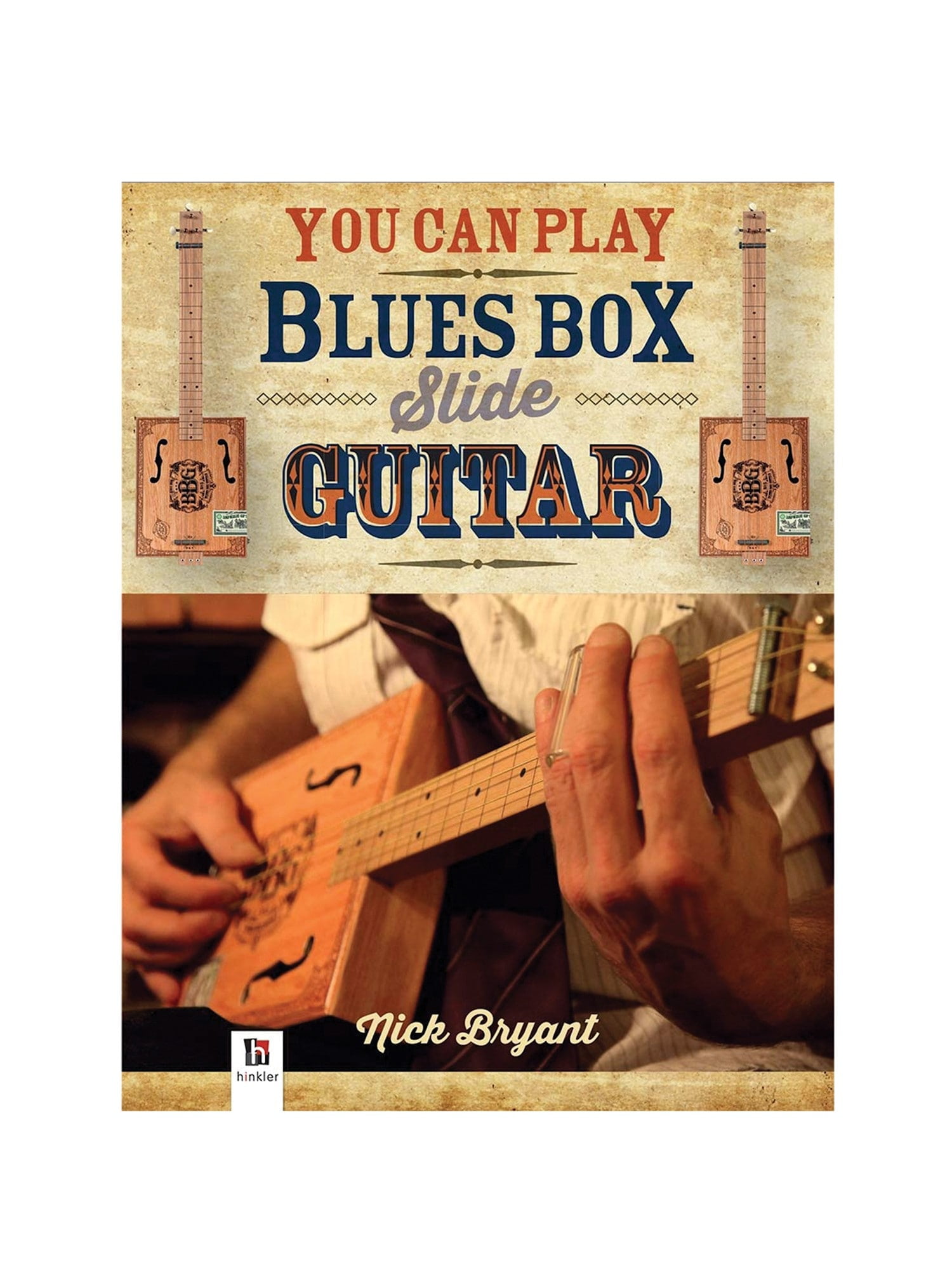 Hinkler The Electric Blues Box Slide Guitar With Guitar Slide, Instruction  Book, Audio CD