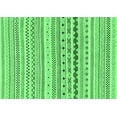 thumbnail image 1 of Ahgly Company Indoor Rectangle Abstract Emerald Green Modern Area Rugs, 5' x 7', 1 of 4