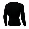 thumbnail image 2 of PENGXIANG Men‘s Compression Shirts Baselayer Crewneck Long-Sleeve Dry Fit T-Shirts Tops Tees Plus Size 6 Colors, 2 of 7