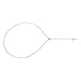 thumbnail image 4 of Collar de cuentas de rosario Ticfox cruzado de acrílico para mujeres y hombres, 4 of 14