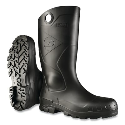 

Chesapeake Rubber Boots Plain Toe Unisex 10 16 in Boot PVC Black | Bundle of 5 Pairs