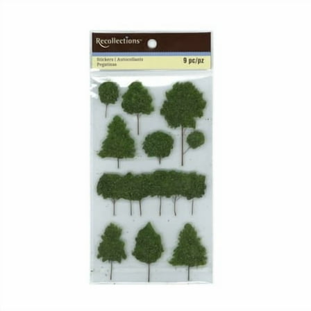 12 Pack: Realistic Tree Stickers by Recollections