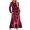 Red, variant on WFJCJPAF 2025 New Halloween Halloween Dresses for Women Plus Size,Women's Fashion Casual Printed Long Sleeve Round-Neck Dress - Orange XXL