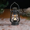 thumbnail image 5 of Fufafayo under $5 Vintage LED Hurricane Lantern Metal Decorative Hanging Lantern Warm LED with Switch Battery Operated for Indoor Outdoor Camping Usage Decor, 5 of 6