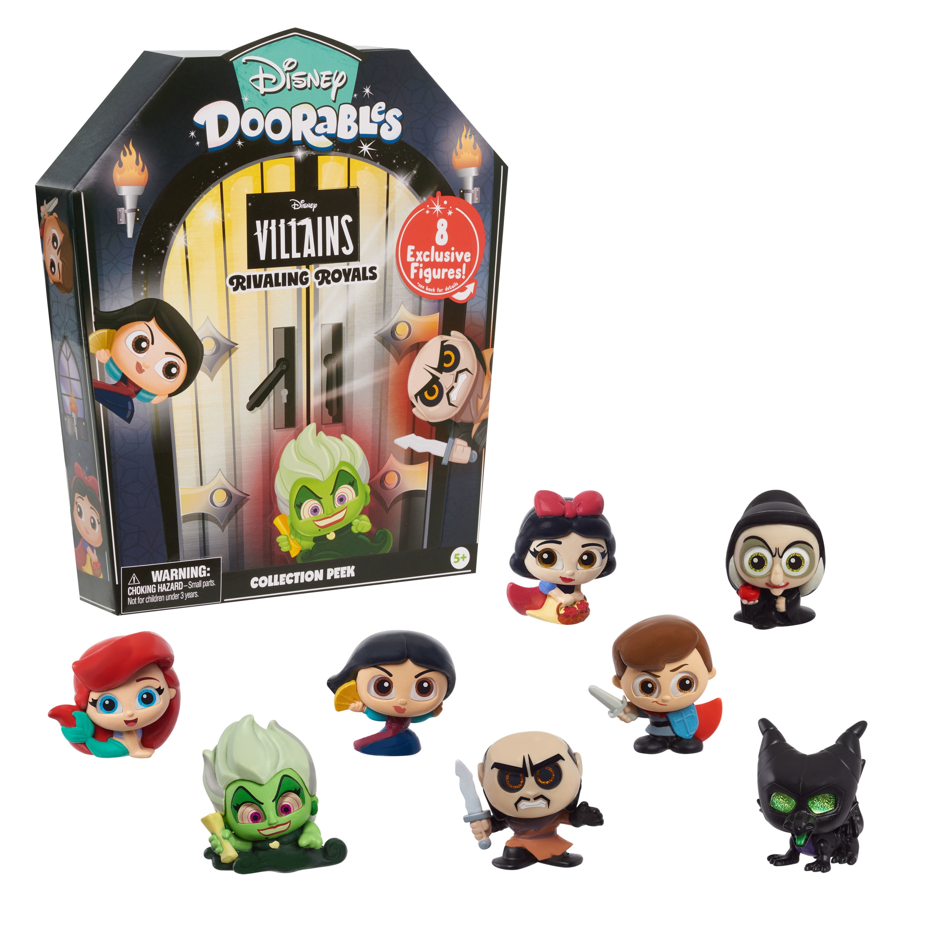 Disney Doorables Rivaling Royals Collection Peek, Blind Bag Collectible Figures, Officially Licensed Kids Toys for Ages 3 Up, Gifts and Presents