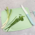 thumbnail image 2 of fastboy Chopping Board Plastic Kids Fruits Vegetables slicing Board Kitchen Cooking Utensil, 126626, Green, 2 of 4