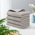 thumbnail image 2 of REGALWOVEN Hand Towel Set 14" x 30", Soft 100% Combed Cotton 600 GSM Luxury Towels Bone 4, 2 of 8