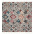 thumbnail image 4 of SAFAVIEH Morocco Dulcibella Geometric Area Rug, Grey/Multi, 9' x 12', 4 of 10
