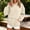 Beige-A, variant on Women's Hoodies Trendy Casual Solid Loose Pullover Long Sleeve Cute Hoodie with Pocket Blue-A