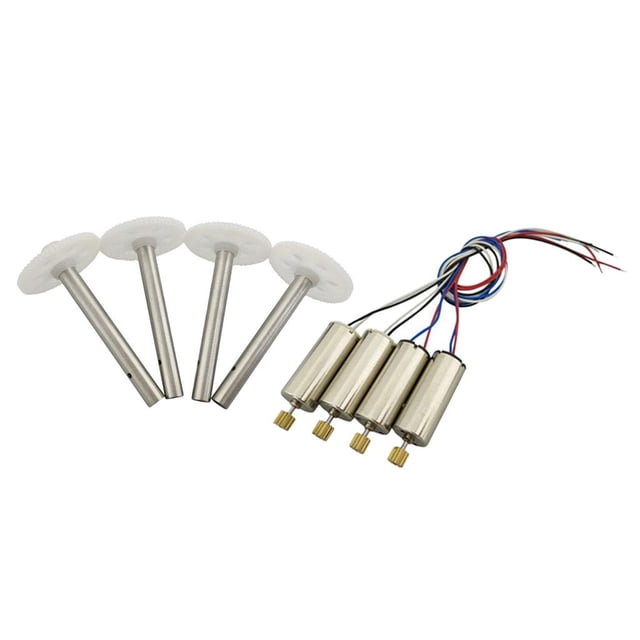 4 x Engranajes de CUTICAT Accesorios de Motor CCW para H8C DFD F183 RC Piezas de drones