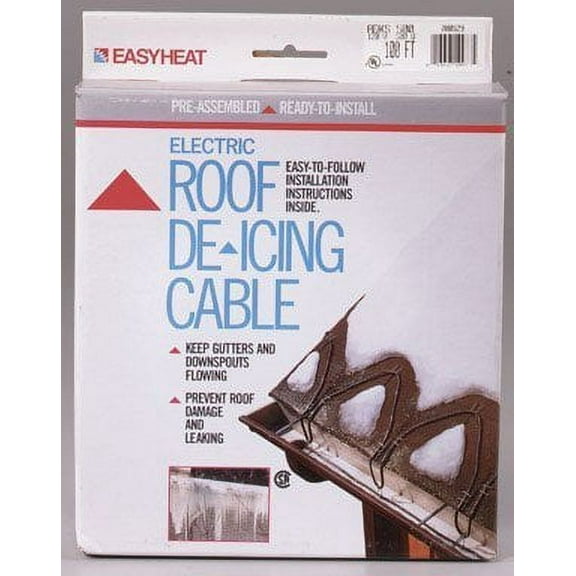 EasyHeat ADKS De-Icing Cable Kit - Roof and Gutter Protection - 100'