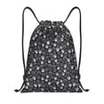 thumbnail image 1 of Bingfone Dog Paw Drawstrings Backpacks Bags for Men Women Gym Drawstrings Bag-Small, 1 of 6
