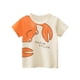 thumbnail image 1 of Camiseta de algodón para niños pequeños, ropa de manga corta, informal, holgada, 2-8, 1 of 4