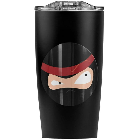 Ninja Face Head Funny Stainless Steel 20 oz Travel Tumbler, Vacuum Insulated & Double Wall with Leakproof Sliding Lid | Great for Coffee/Hot Drinks and Cold Beverages