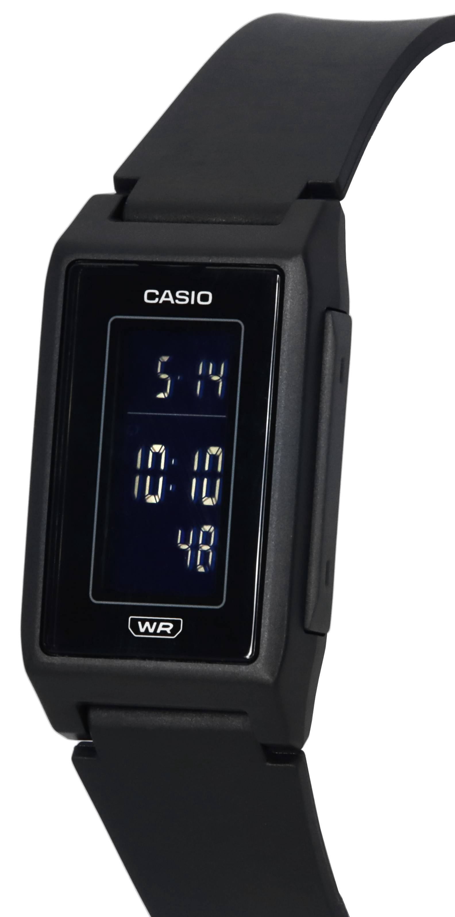 Casio Women's Resin Strap POP Eco-Friendly Resin Wristwatch, Black, LF-10WH-1