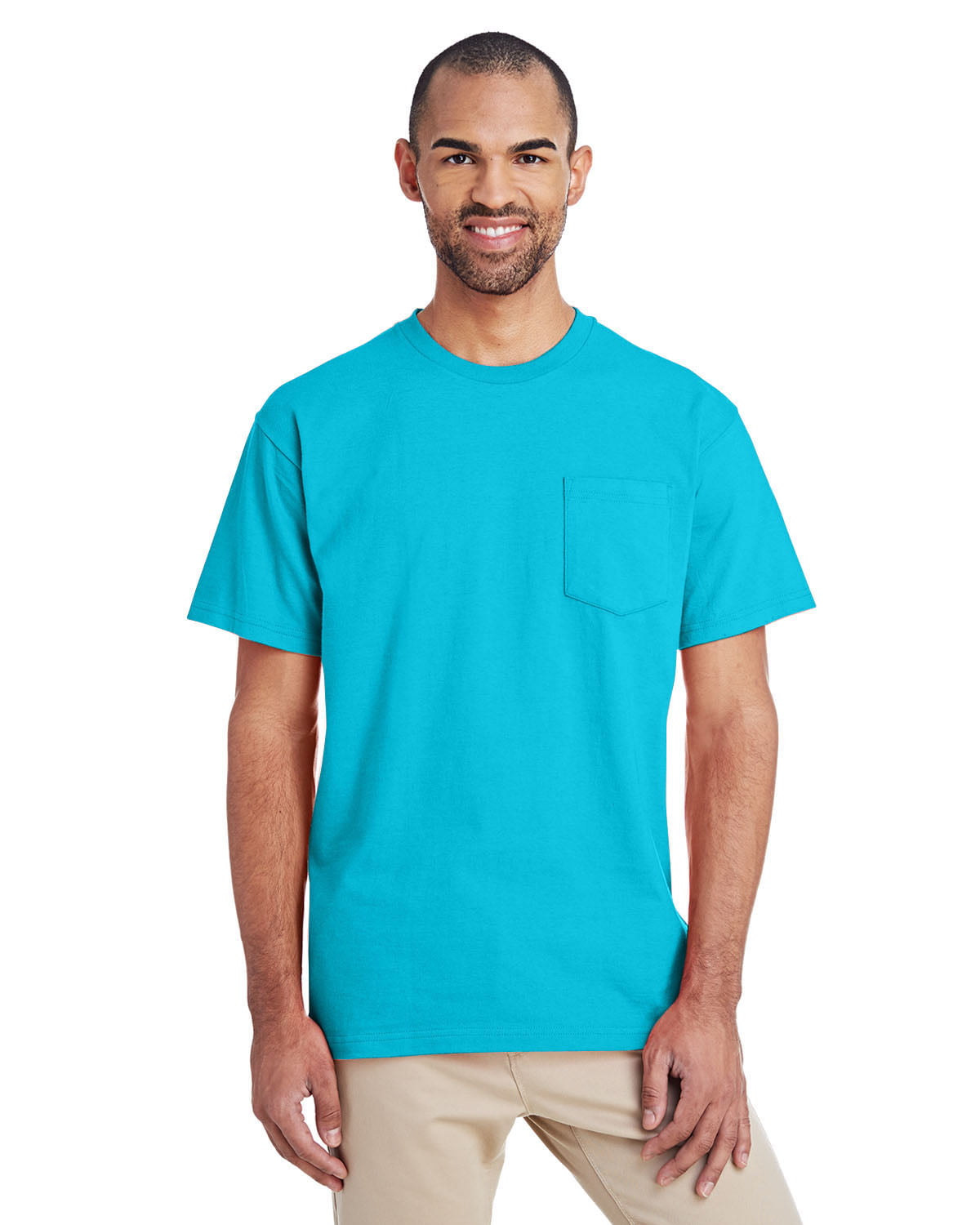 Gildan - The Gildan ADULT Hammerâ„¢ Adult 6 oz. T-Shirt with Pocket ...