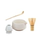 thumbnail image 1 of Juego de té matcha Cuenco para matcha con Juego de herramientas para hacer té hechas a mano Batidor de matcha de bambú japonés Kit para Blanco lunar, 1 of 9
