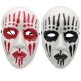 thumbnail image 3 of Máscara de Halloween Slipknot JAMW Cosplay 7 Tipos Sencillez Plata Adulto, 3 of 3