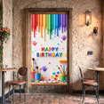 thumbnail image 5 of Decorative Design Happy Birthday Art Theme Colorful Paint Banner for Birthday Celebration Children Party Event, 5 of 7