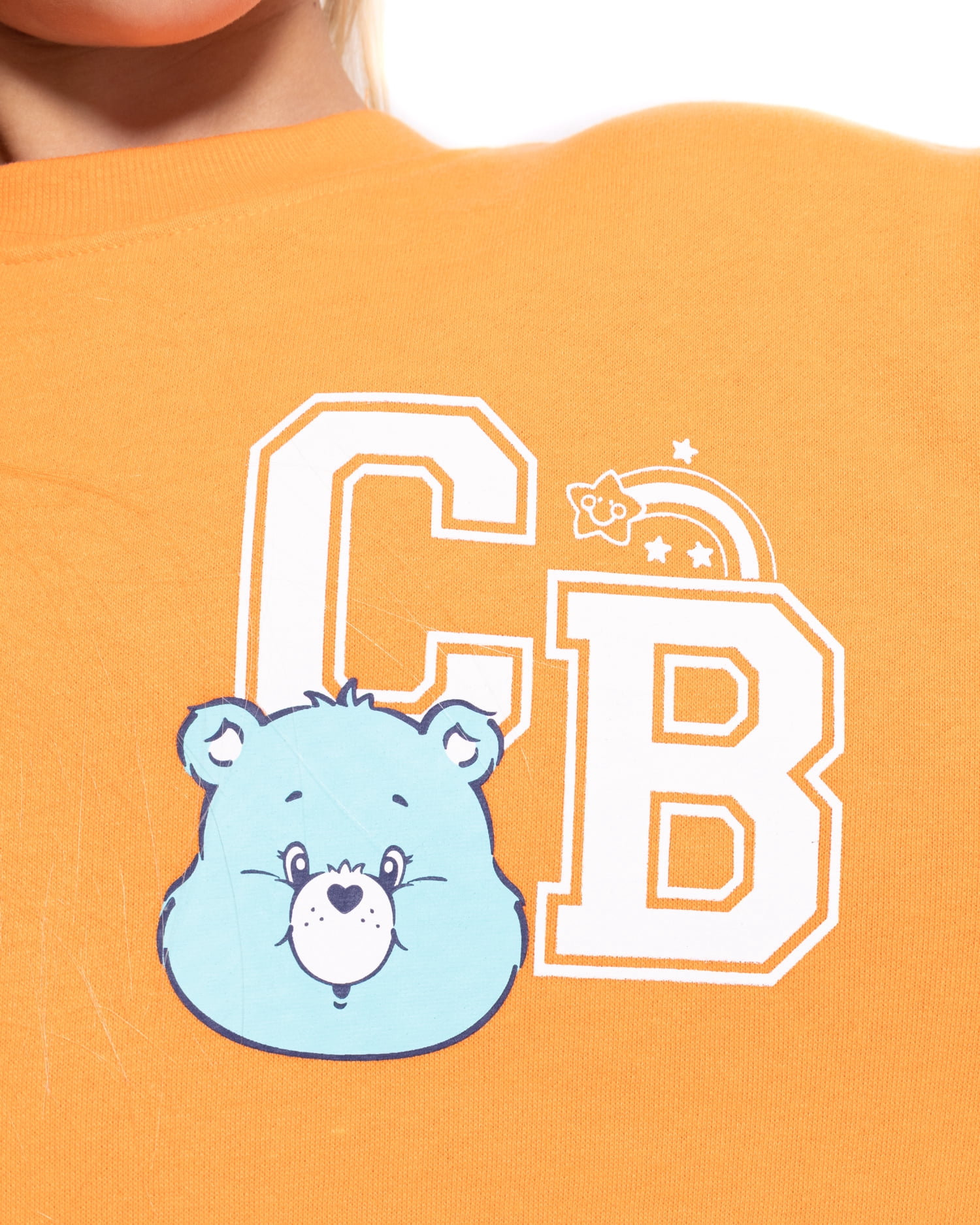 Care Bears Girls' Front Back Graphic Sweatshirt with Long Sleeves, Sizes 4-16
