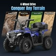 thumbnail image 6 of All-Terrain 4 & Wheelers Road Ride on Toys,Arshin Powerful Toy Vehicle,15.5 mph Variable Speeds,25 Miles Range,Parent Control,Suspension,Disc Brake,Suspension,Perfect Gift(Blue), 6 of 9