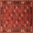 thumbnail image 1 of Ahgly Company Indoor Square Oriental Orange Industrial Area Rugs, 8' Square, 1 of 4