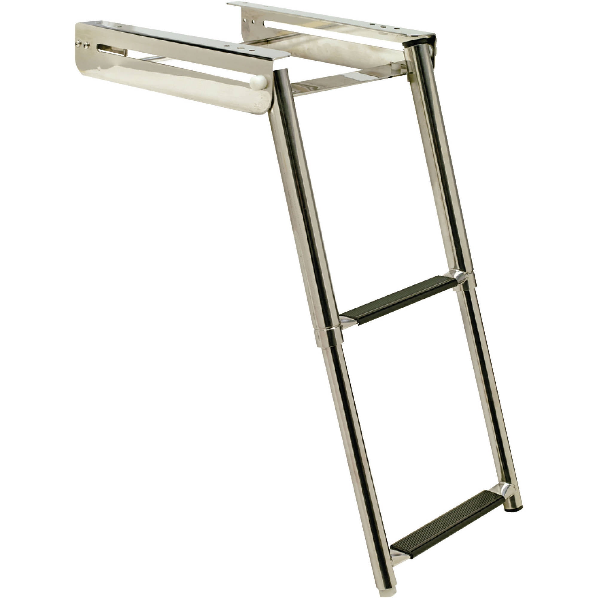 ZLLY 4 Steps Telescoping Stainless Steel Under Platform Sliding Ladder Boat blog.under.jp