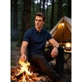 thumbnail image 7 of Cadmus Mens Polo Shirt Short Sleeve Quick Dry Shirts Golf Polos Collared Work Shirts for Men,8808,Navy Blue,M, 7 of 7