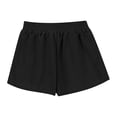 thumbnail image 6 of ZZwxWA 2 Pack Womens Crossover Sports Shorts Elastic Waist Comfy Lounge Workout Shorts for Running Athletic Gym Short Pant, 6 of 7