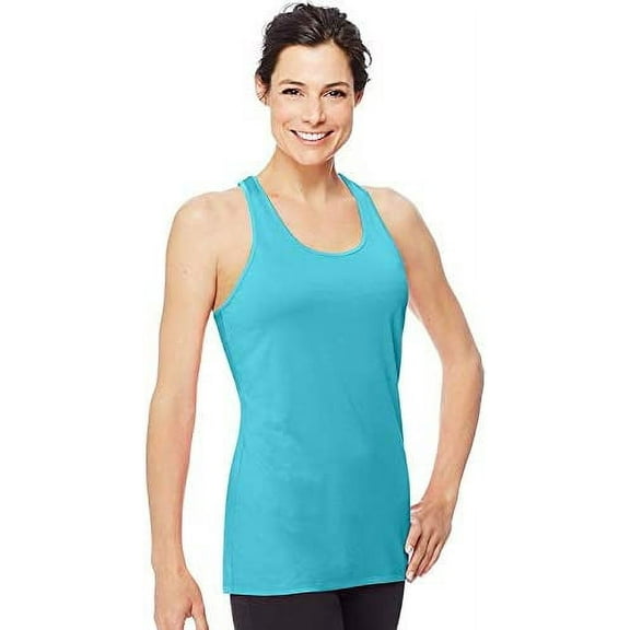 Hanes Assorted 2 Pack Womens Colored Long Rib Tanks (Size Small )