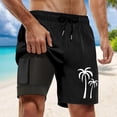 thumbnail image 2 of Kcolen Swim Trunks Men 5 Inch Drawstring Boardshorts for Men Light Bathing Suit Swim Trunks Men Beach Summer Fashion Swimwear, 2 of 4