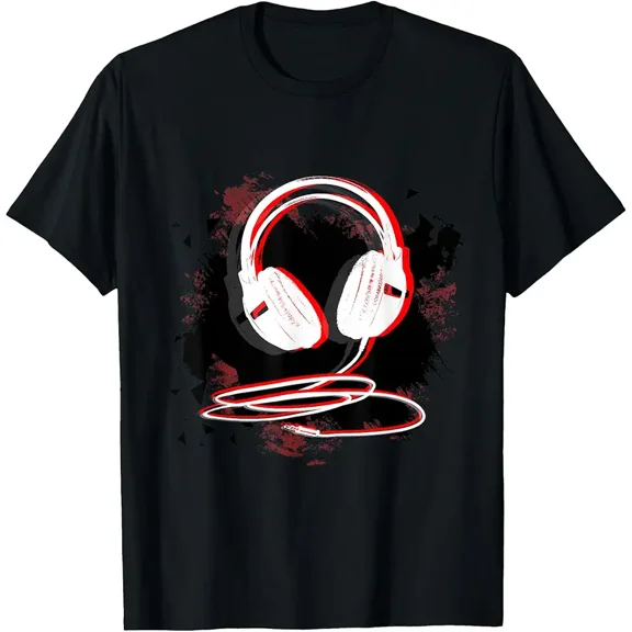 Music Sound Headphones DJ Gift T-Shirt T-Shirt