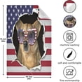 thumbnail image 3 of Creative American Flag Tea Towels Set of 6 Funny Cute Dog Kitchen Dish Cloth with Hanging Loop, 18"x28"Lint-Free Absorbent Towel for Kitchen Drying Wiping and Cleaning, 3 of 5