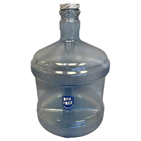 BPA-Free Reusable Food Grade Safe Tritan Leak-Proof Plastic Water Bottle Spigot Gallon Jug Container With Handle - Made in USA (2 Gallon)