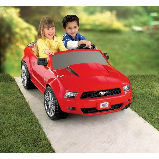 Power Wheels Ford Mustang Voiture Électrique 12V Ride-On - Rouge P8195