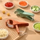 thumbnail image 4 of Cortador de Verduras de Plástico - Acero Inoxidable, Duradero, Corta Eficazmente, Desmontable - Para Cocina Vegetales Frutas Carnes, 4 of 5